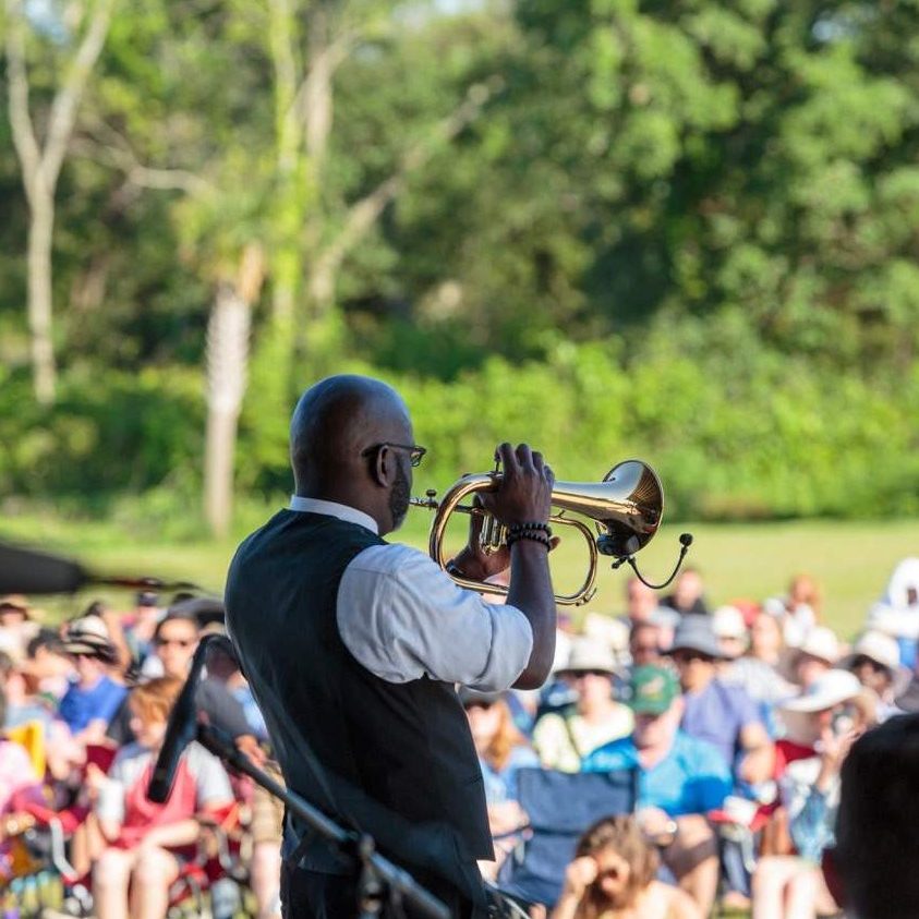 Grooving at a Jazz Festival