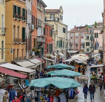 Getting lost wandering open air markets