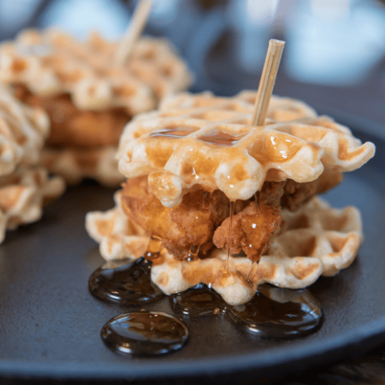 Mini Chicken + Waffles